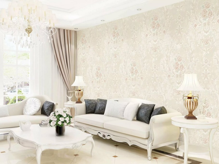 Гостиная интерьер в светлых тонах