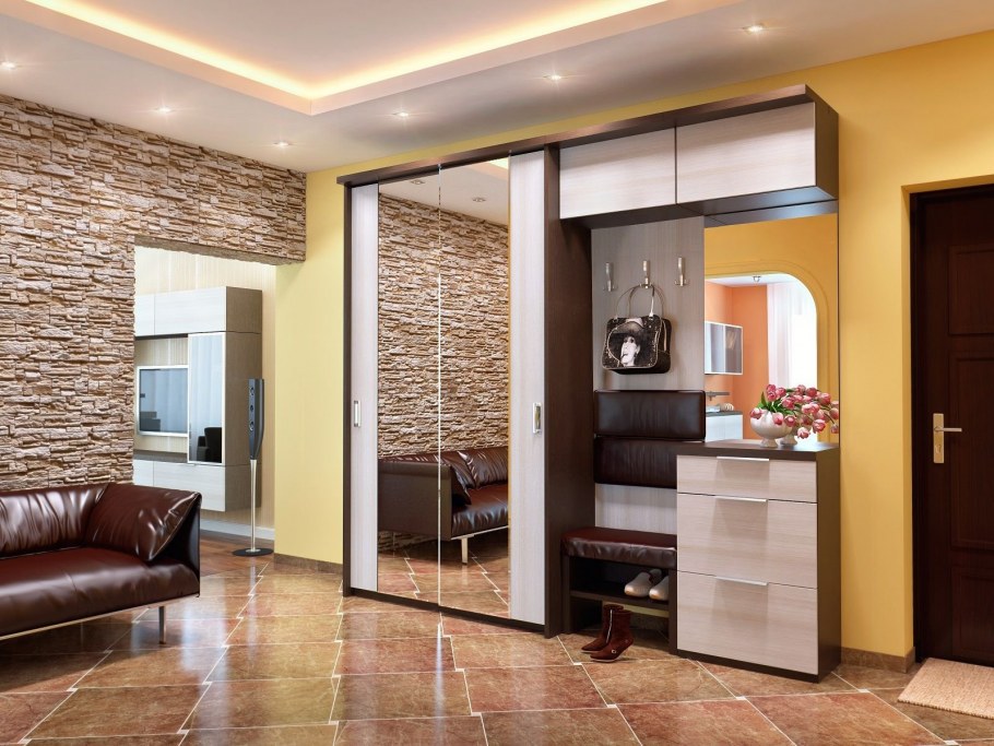 Бруно мебель угловой прихожей