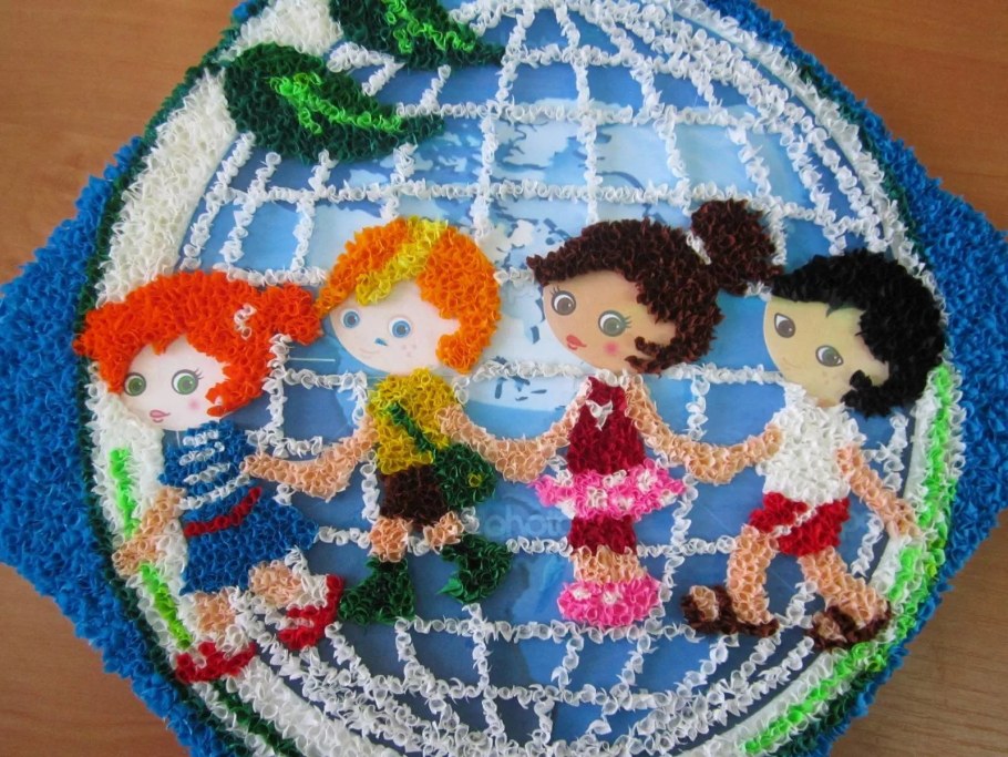 Поделка мир детства