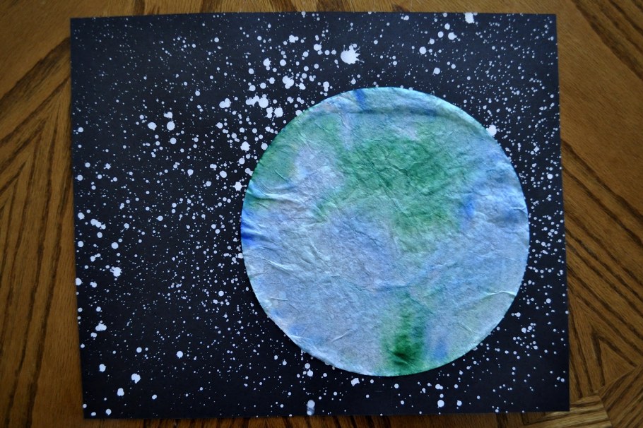 Аппликация на тему земля