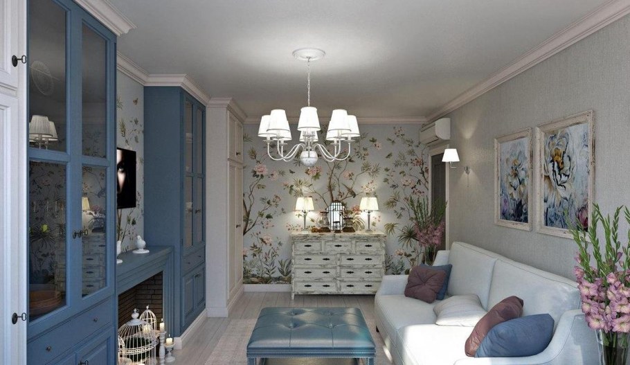 Гостиные в стиле Прованс