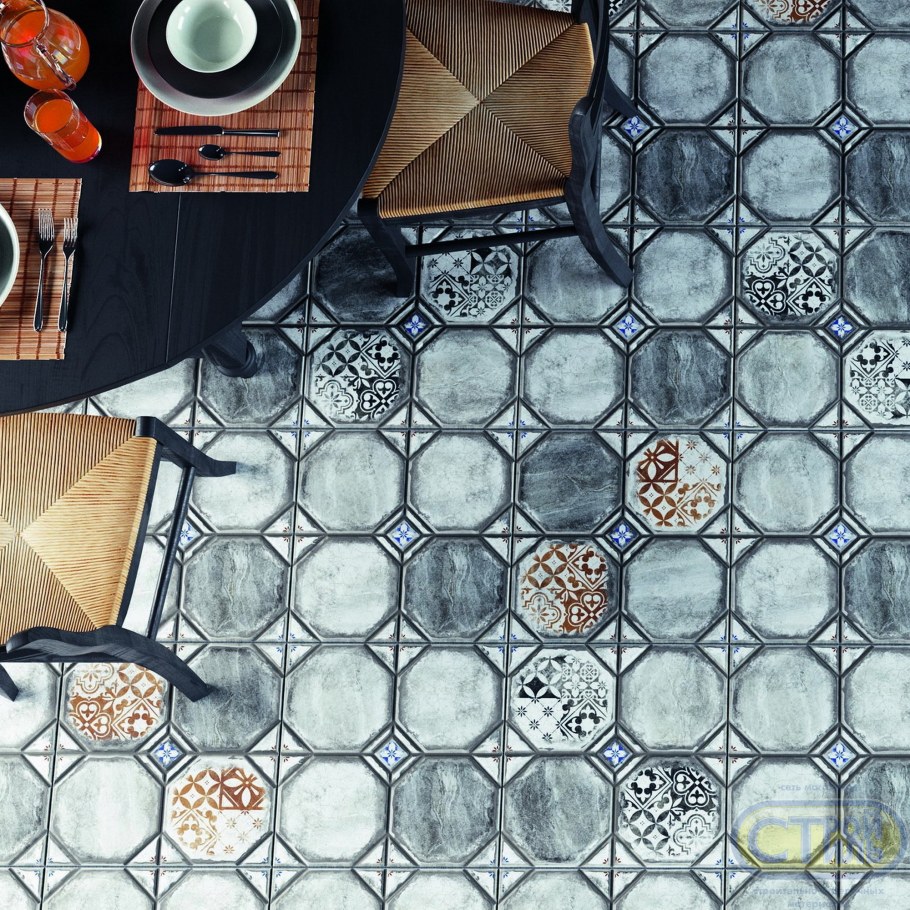 Интарсия 1 керамогранит 40х40