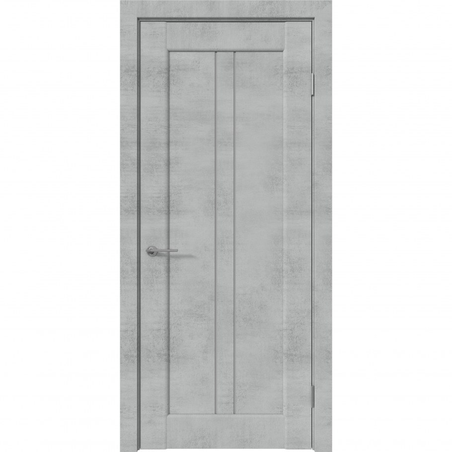 Дверь межкомнатная остекленная Сохо 80x200 см ПВХ цвет лофт светлый