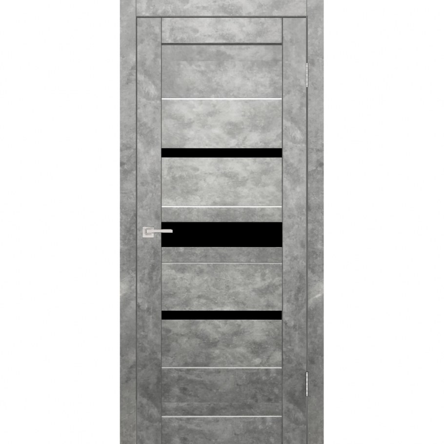 Межкомнатные двери паутинка тёмный бетон