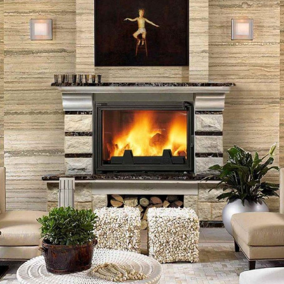 Камин в интерьере