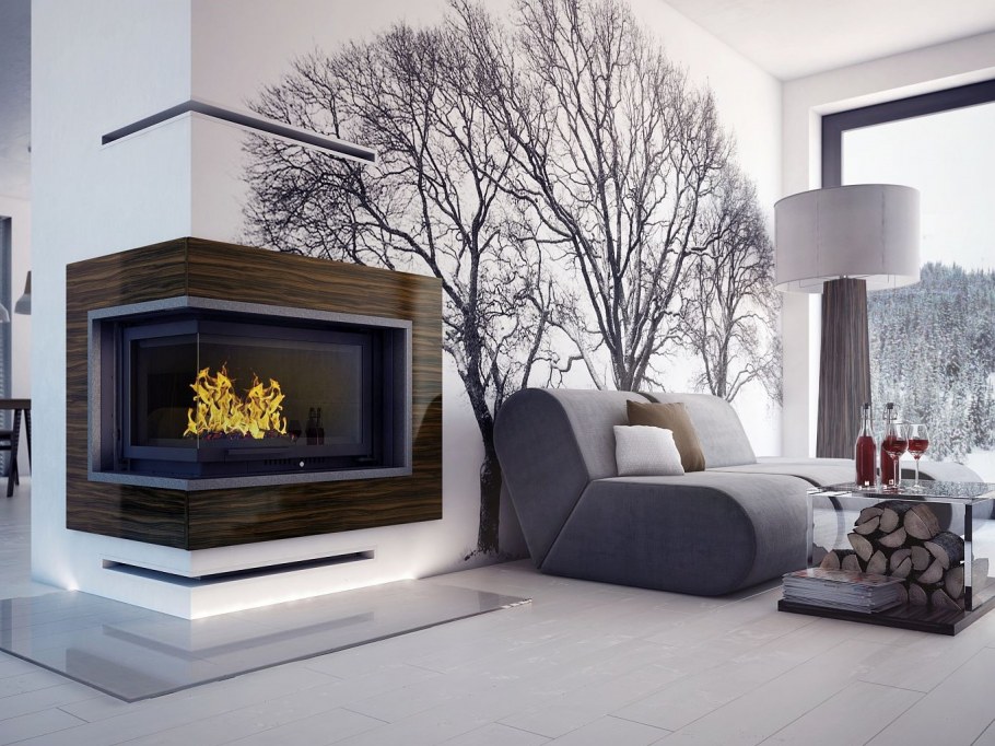 Современный камин