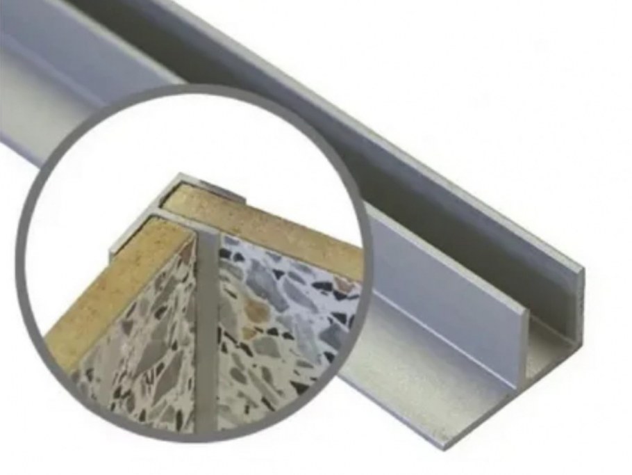 Планка меб/щита ф угловая 6мм