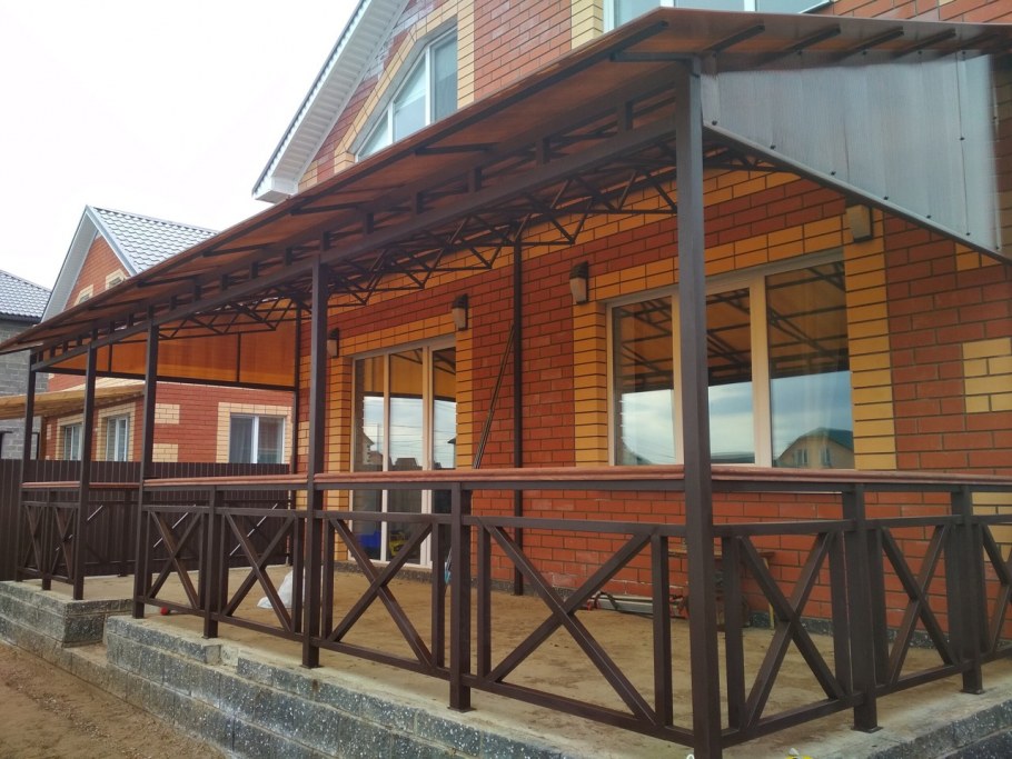 Металлоконструкция для террасы