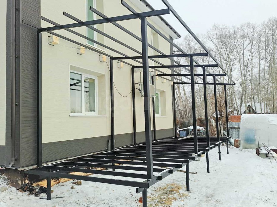 Веранда из металла