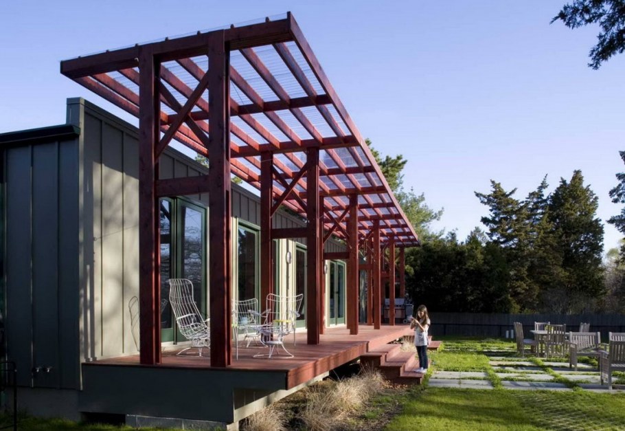 Навес металлокаркас