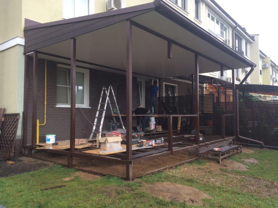 Навес для террасы