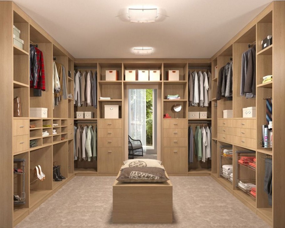 Гардеробные системы в комнате