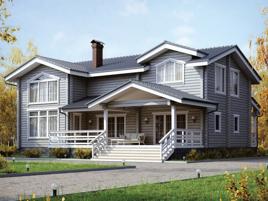 Большой светлый дом