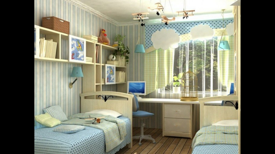 Интерьер детской для разнополых детей