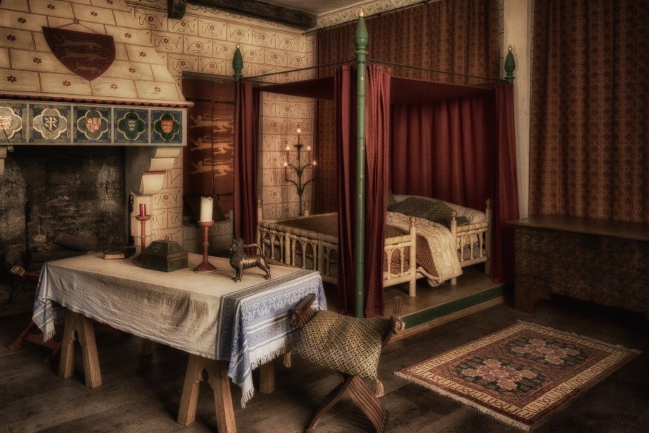 Романский стиль в интерьере мебель