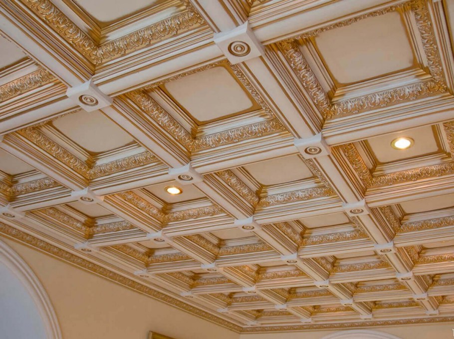 Кессонный потолок Ампир