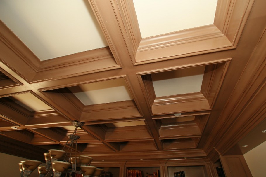 Царицыно кессонный потолок
