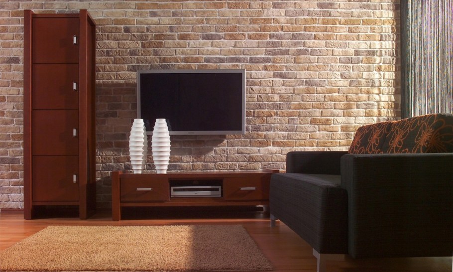 Декоративный кирпич для внутренней отделки в интерьере