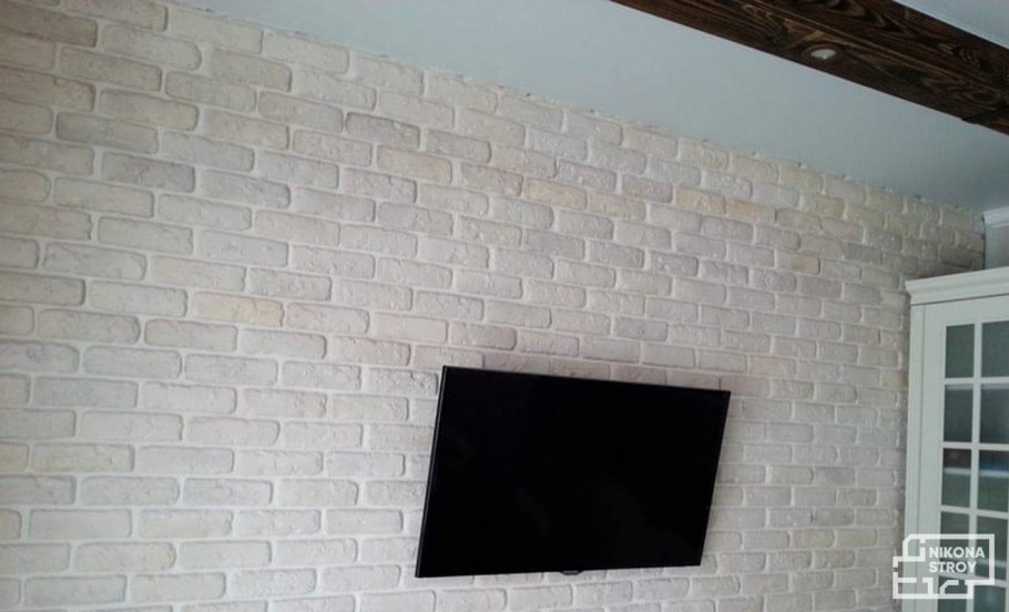 Отделка кирпичиками декоративная