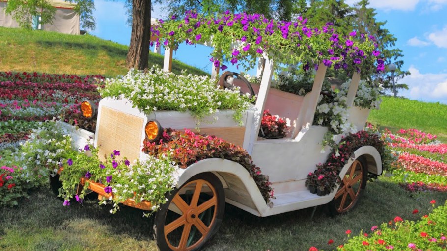 Многоярусные клумбы