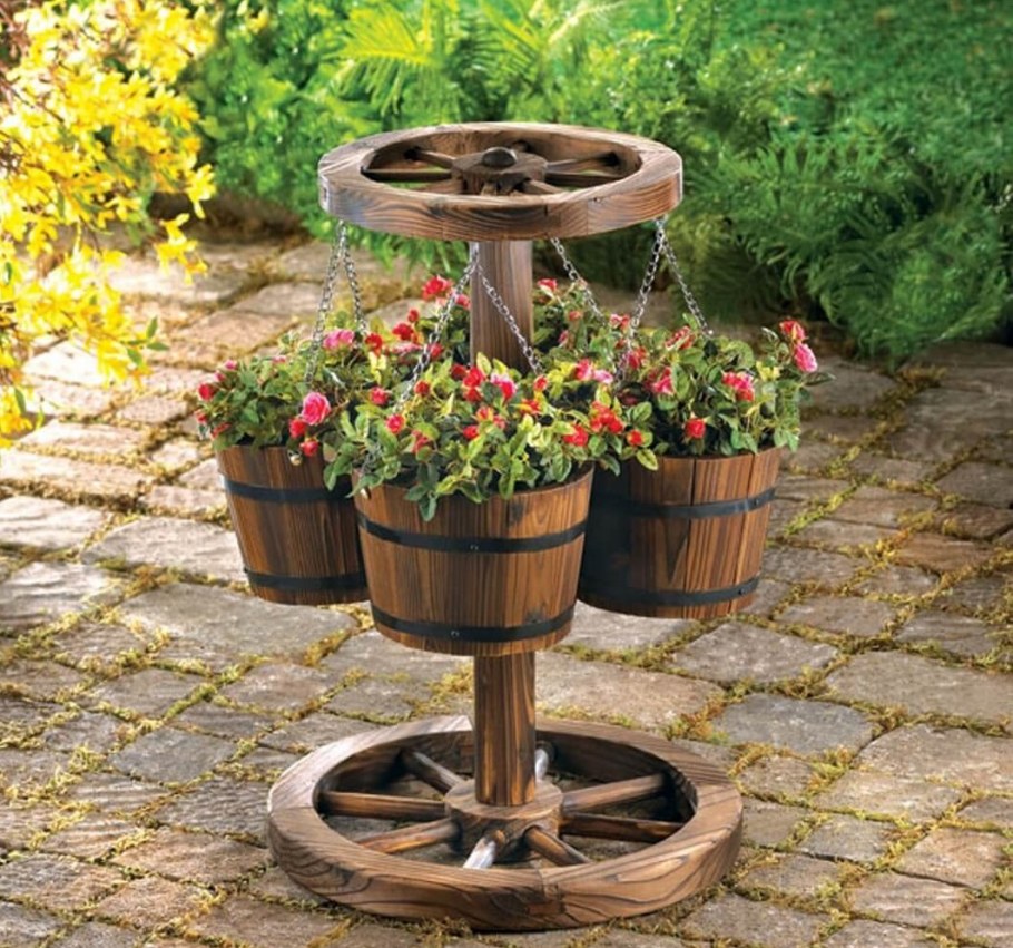 Оригинальные клумбы для цветов