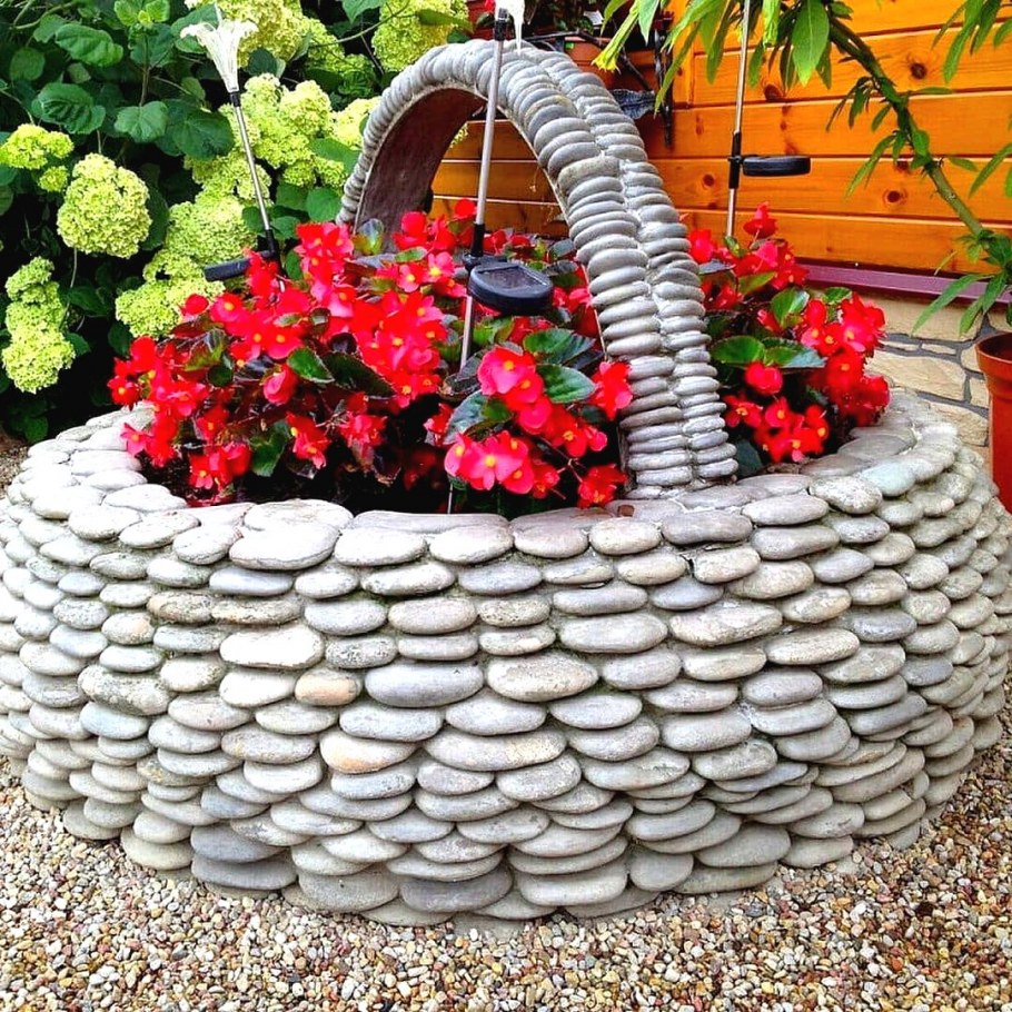 Деревянные клумбы для цветов