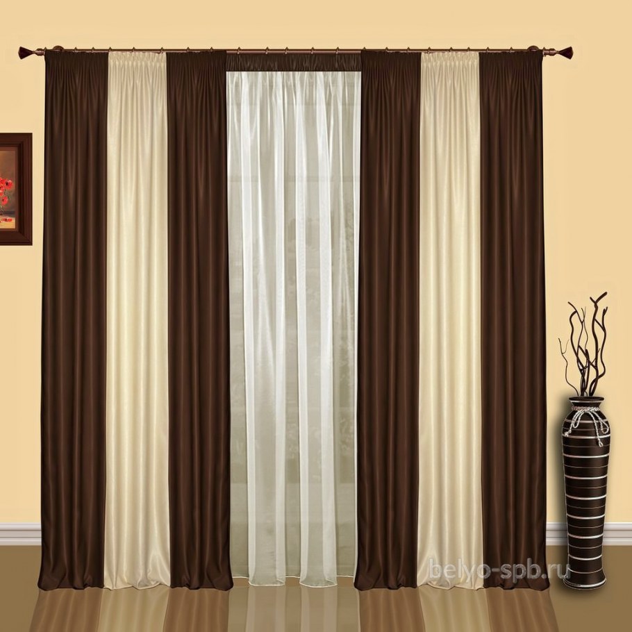 Коричневый интерьер