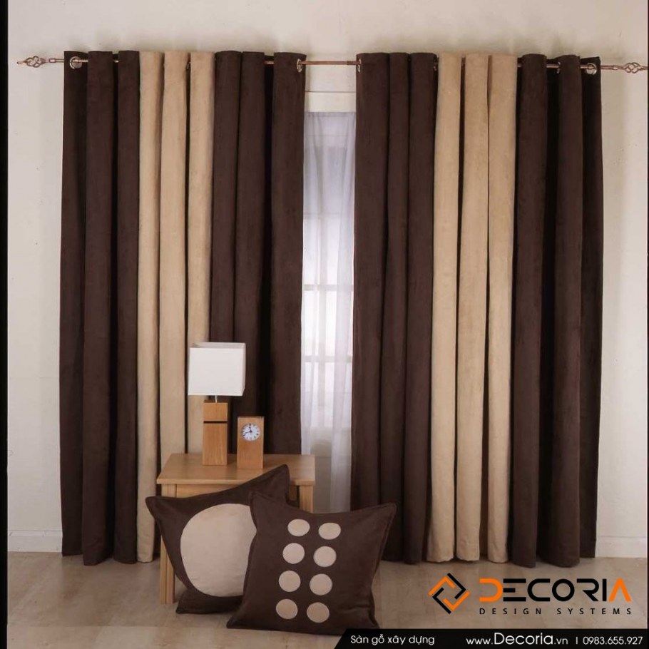 Коричневый зал в квартире