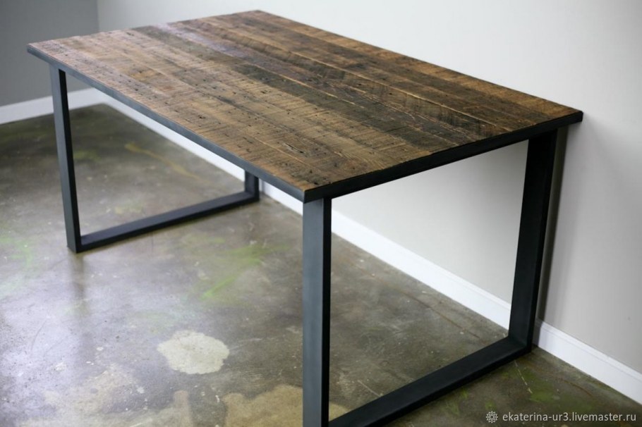 Стол из слэба "Live Edge"