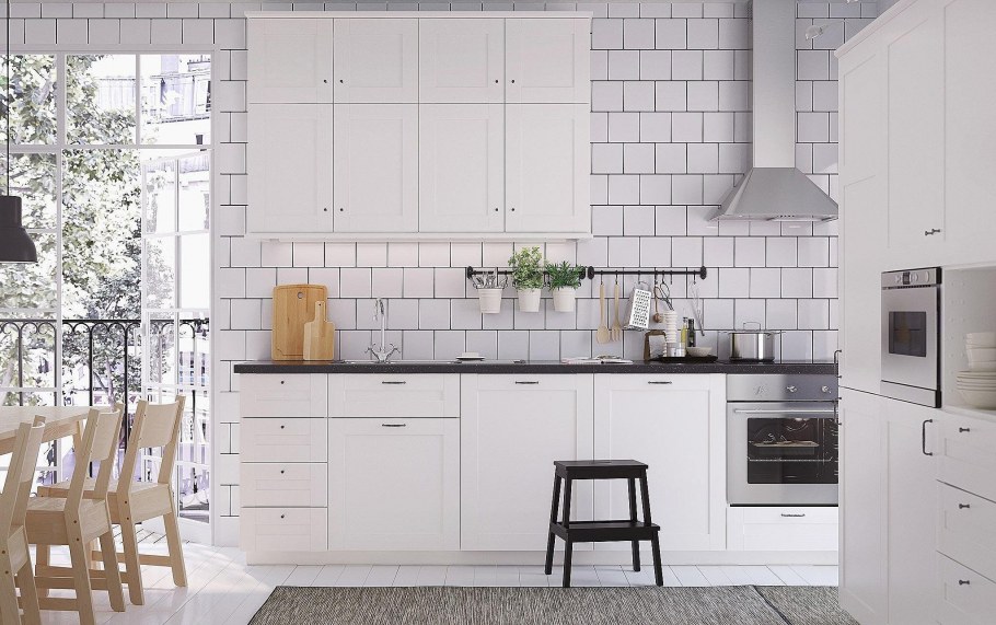 Sävedal White ikea Kitchen