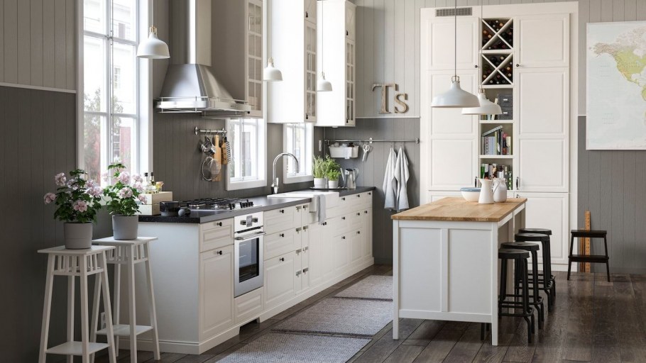 Кухня икеа Сэведаль угловая