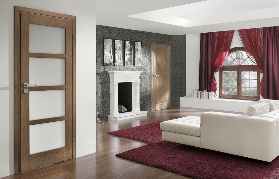 Сочетание дверей и пола