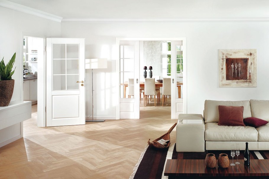 Двери в гостиную