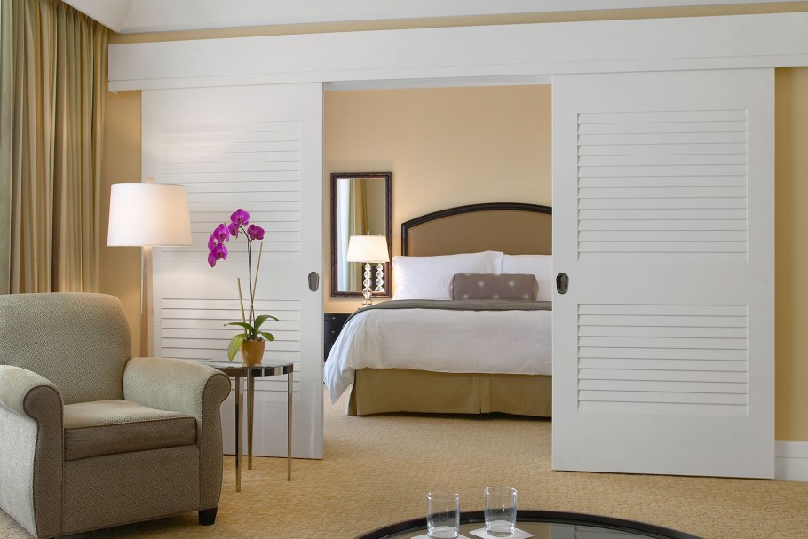 Дверь в гостиную раздвижная одностворчатая