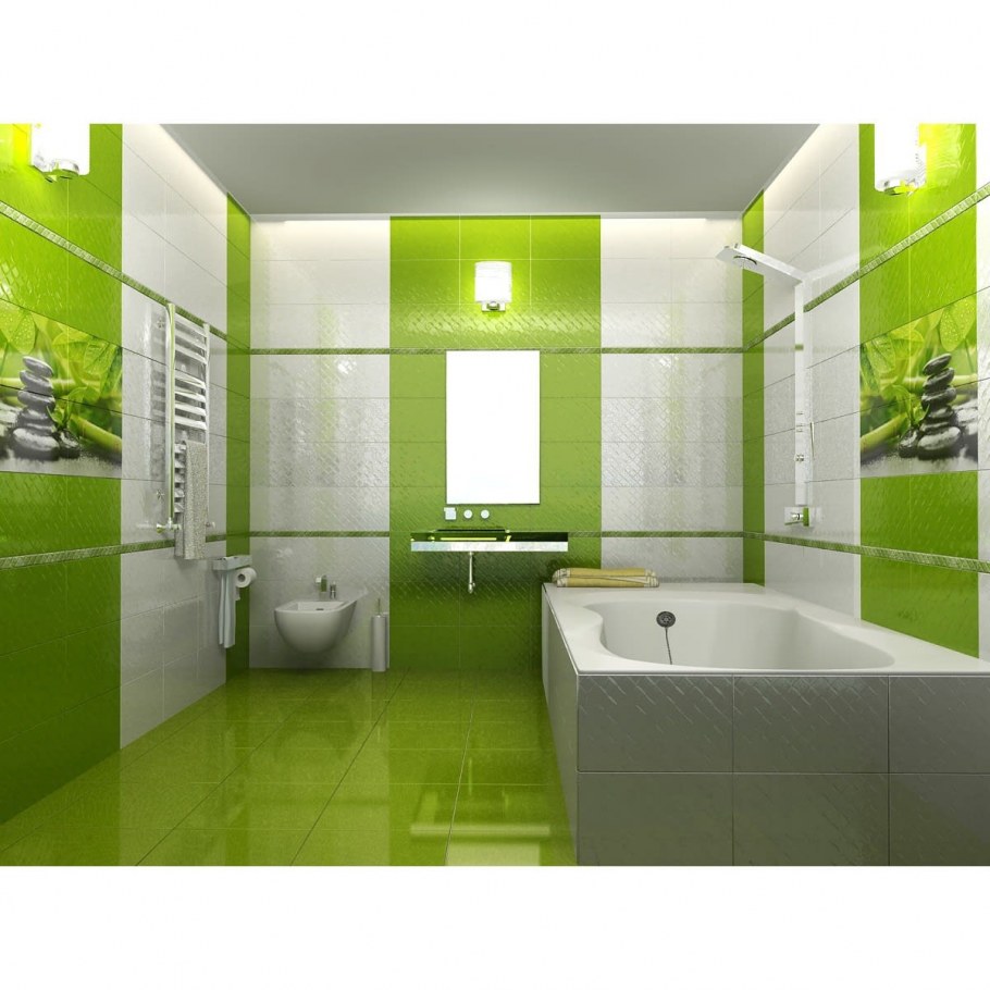 Плитка настенная «Комо» 7 60x30 см 1.98 м² цвет белый