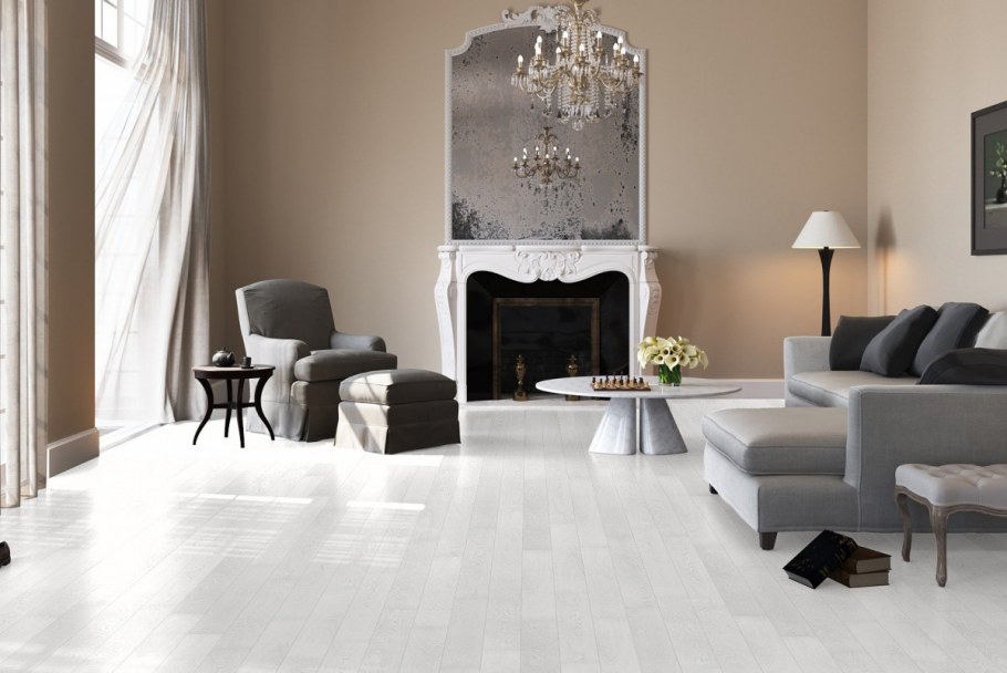 Eligna wide дуб светло серый промасленный