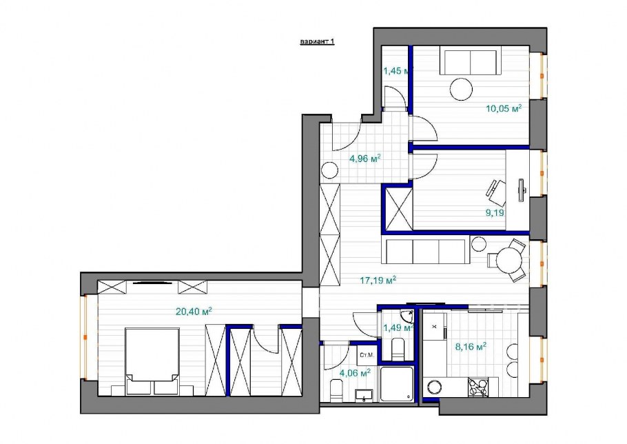 Пик Бунинские Луга планировки