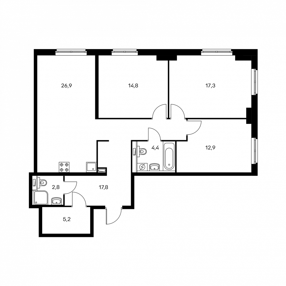Евродвушка планировка евродвушка планировка