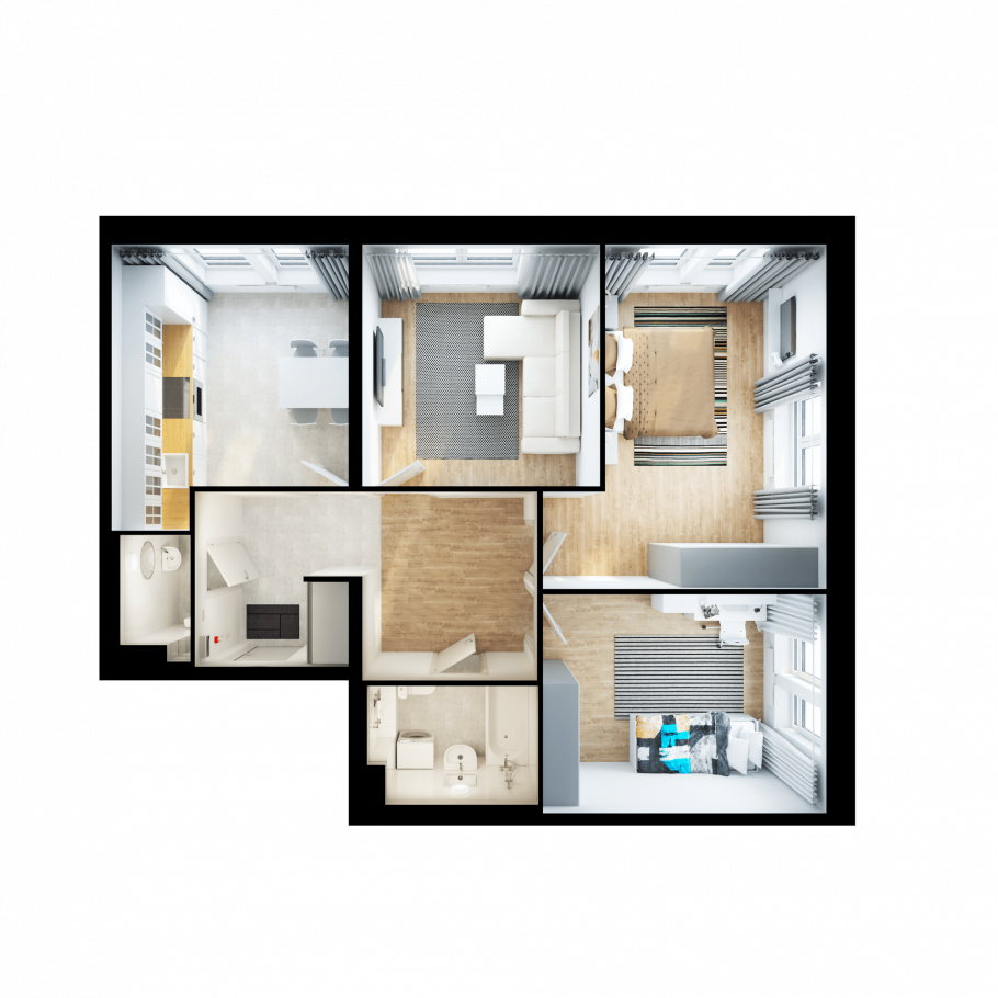 Планировки трешек пик