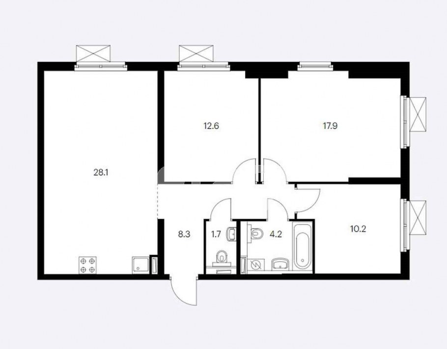 Пик двушка 52.6