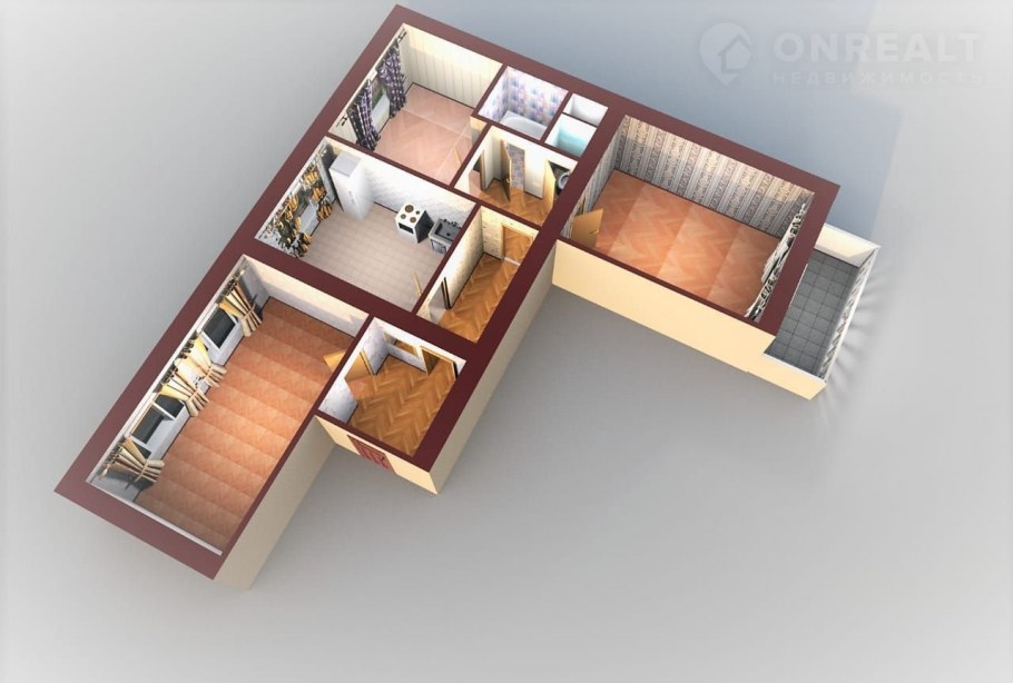 137 Серия 3 комнатная квартира планировка