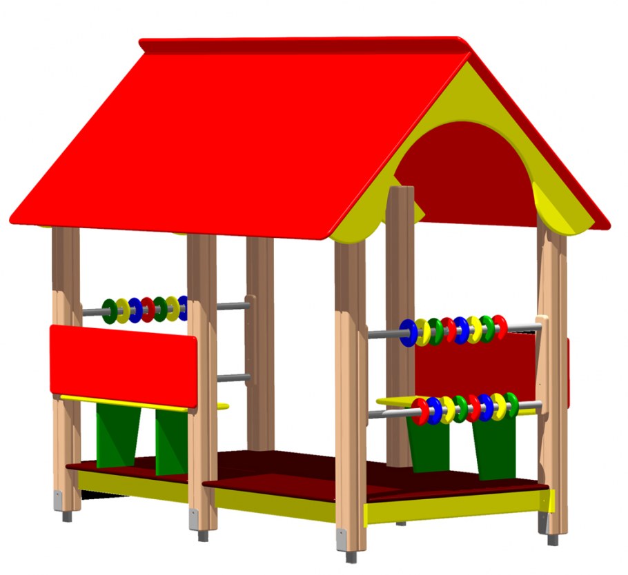 Оригинальные детские площадки из дерева