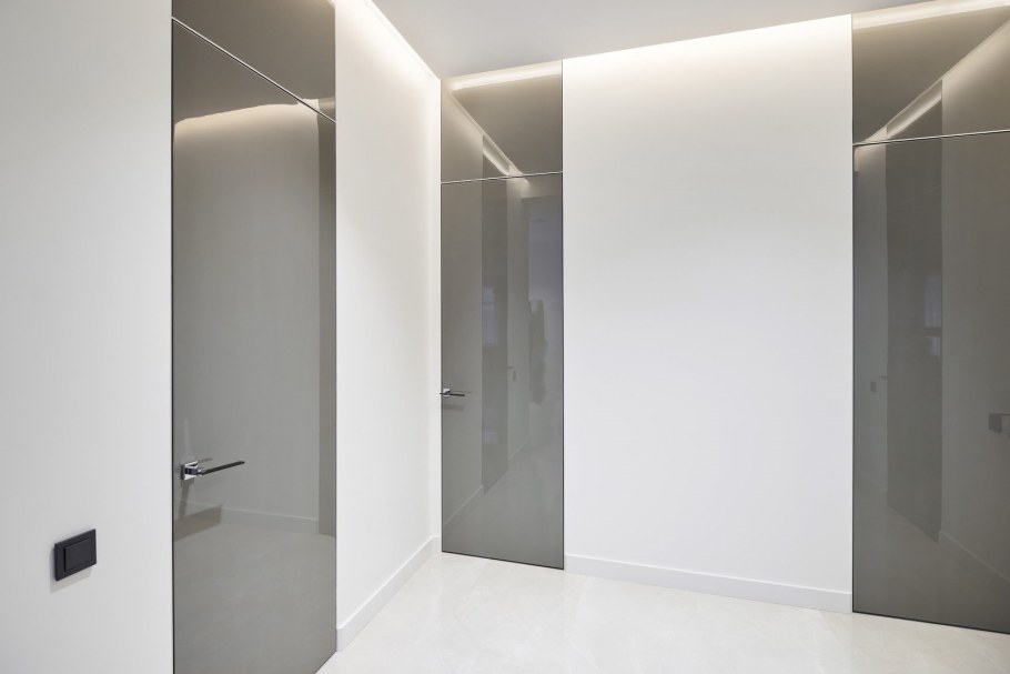 Двери без наличников в интерьере