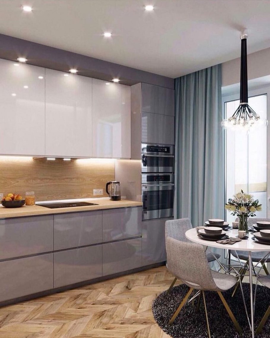 Кухня гостиная в стиле Модерн 20кв м