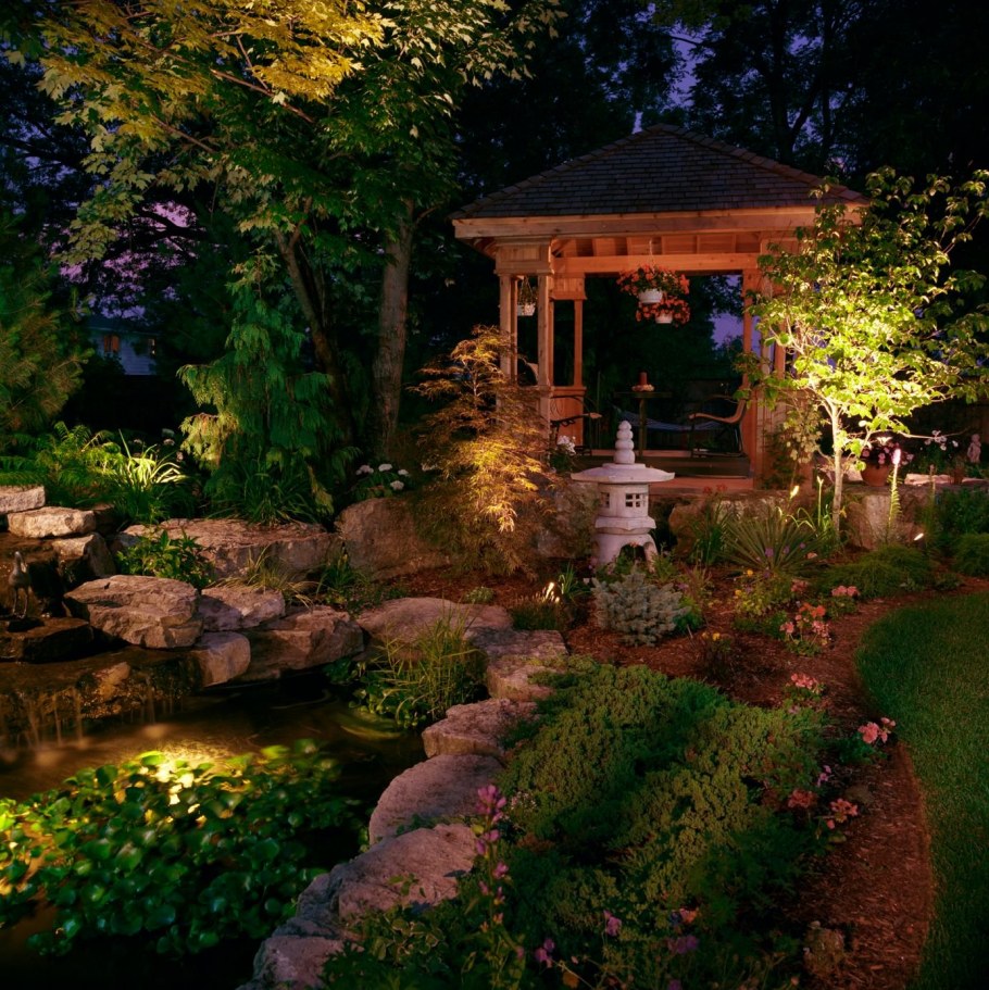 Пергола в японском саду