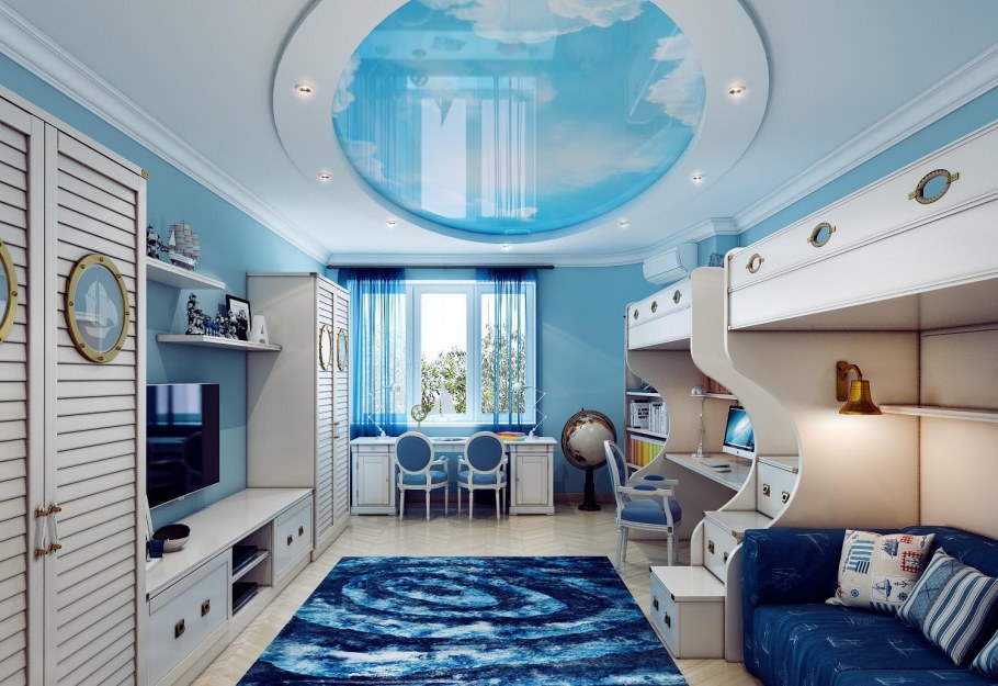 Детская в морском стиле