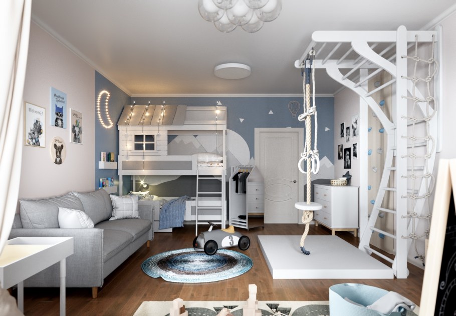 Дизайнерская комната для мальчика