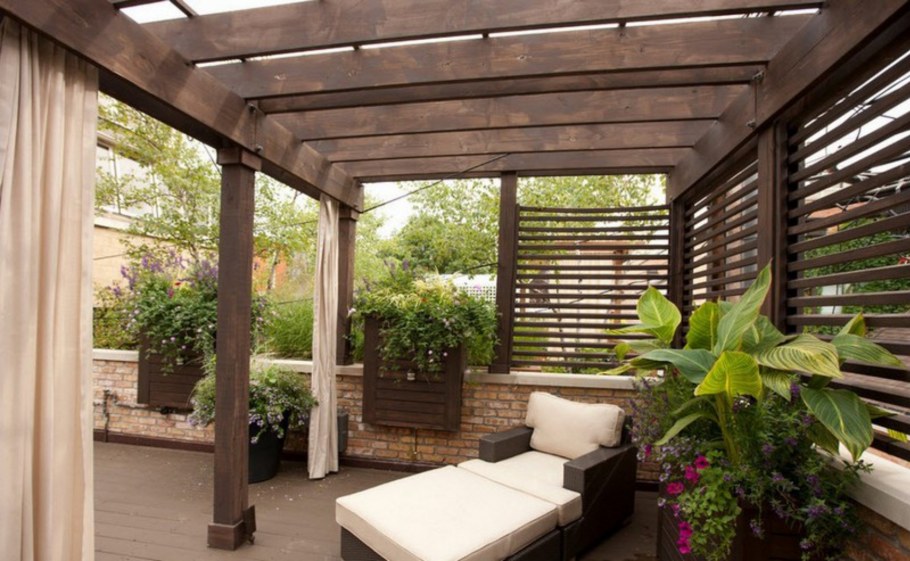 Пергола на веранде