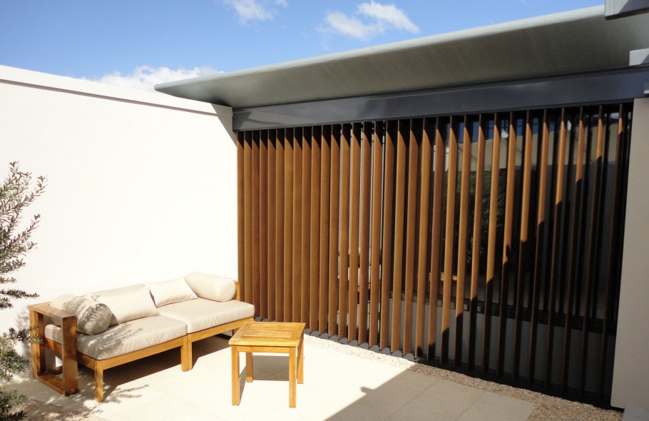 Ограждение террасы из дерева