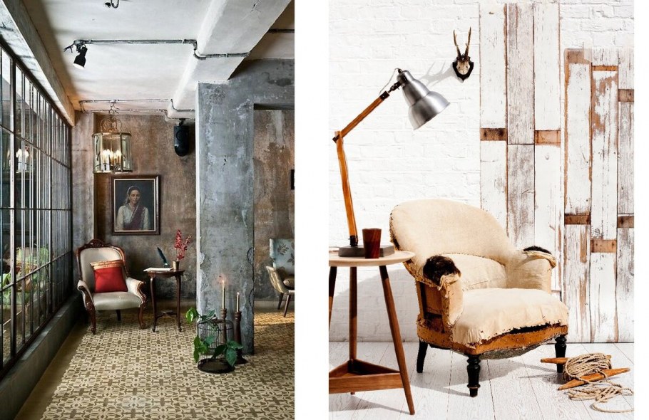 Интерьер лофт
